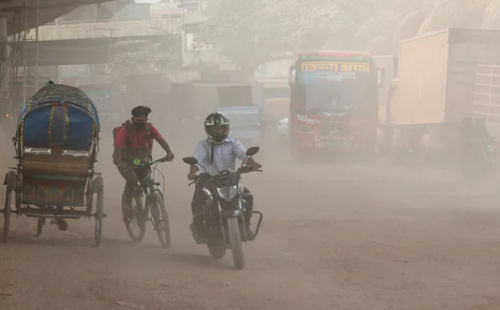 বায়ুদূষণে আজ ঢাকা বিশ্বে পঞ্চম 